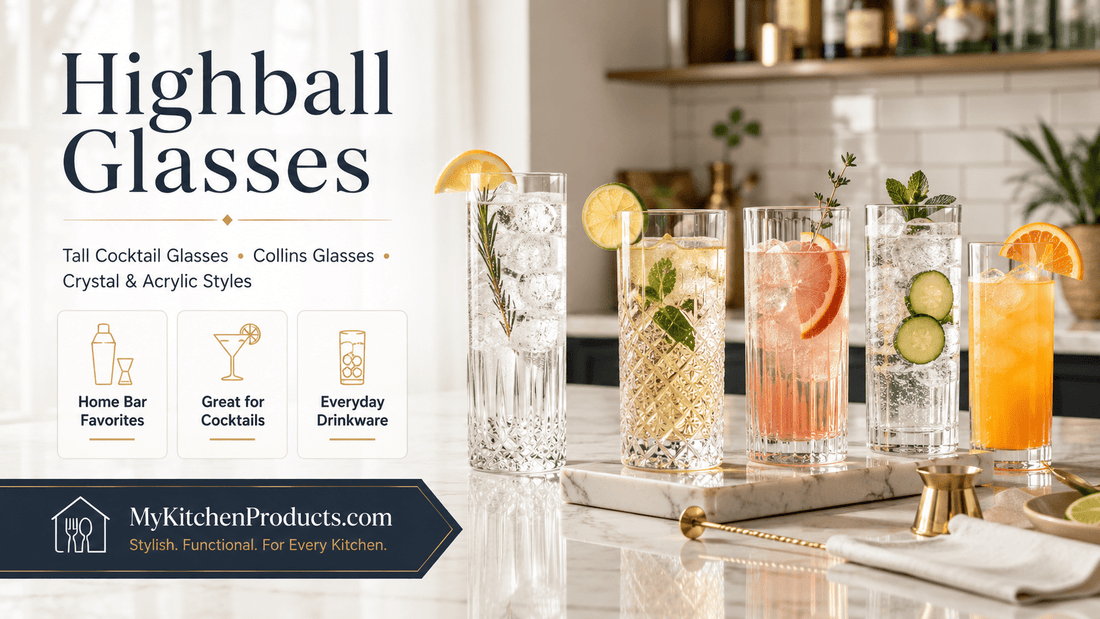 Best Highball Glasses Reviewed for Stylish Sipping - My Kitchen Products