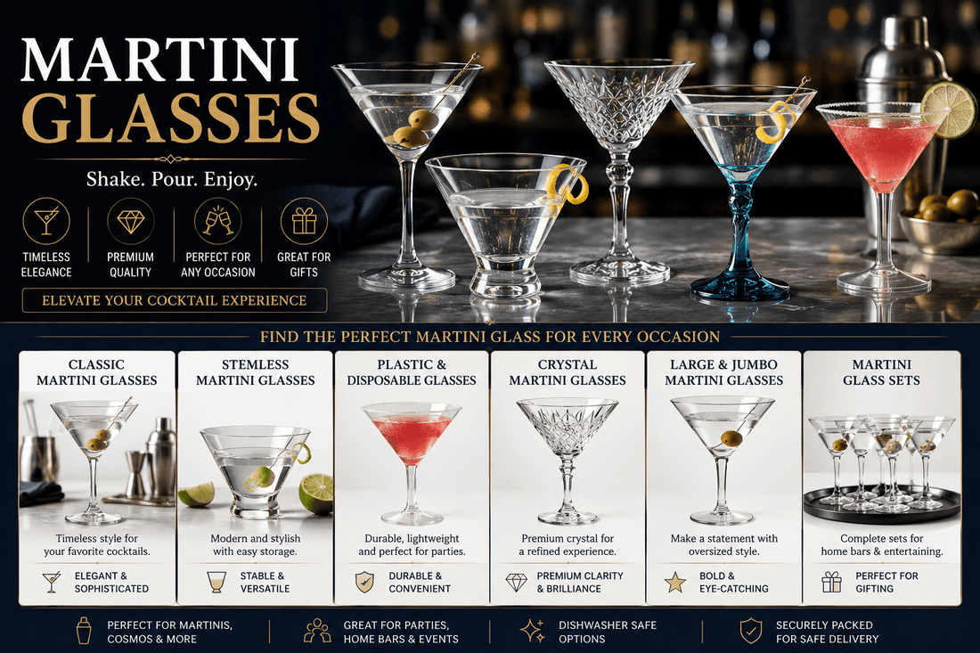 Best Martini Glasses Reviewed: Top Picks for Every Occasion - My Kitchen Products