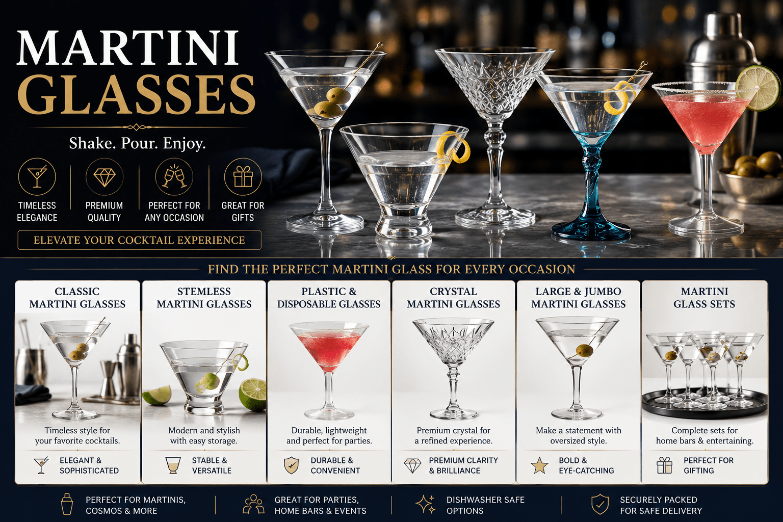 Best Martini Glasses Reviewed: Top Picks for Every Occasion - My Kitchen Products