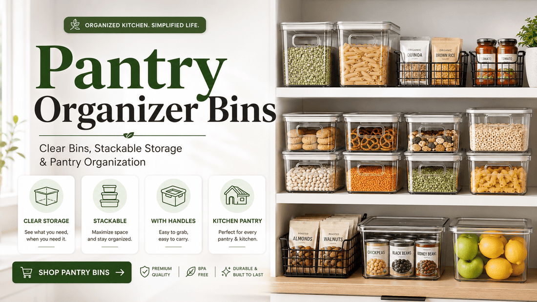 Best Pantry Organizer Bins Reviewed for Smart Storage - My Kitchen Products