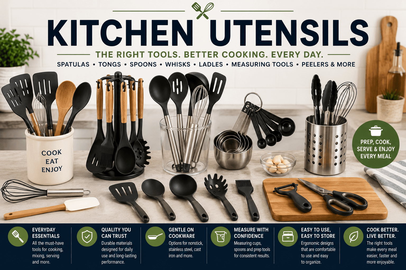 How to Choose Kitchen Utensils Like a Pro - My Kitchen Products