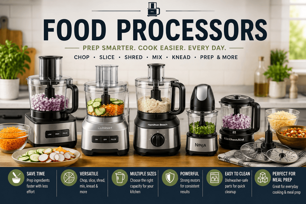 How to Choose the Best Food Processors - My Kitchen Products