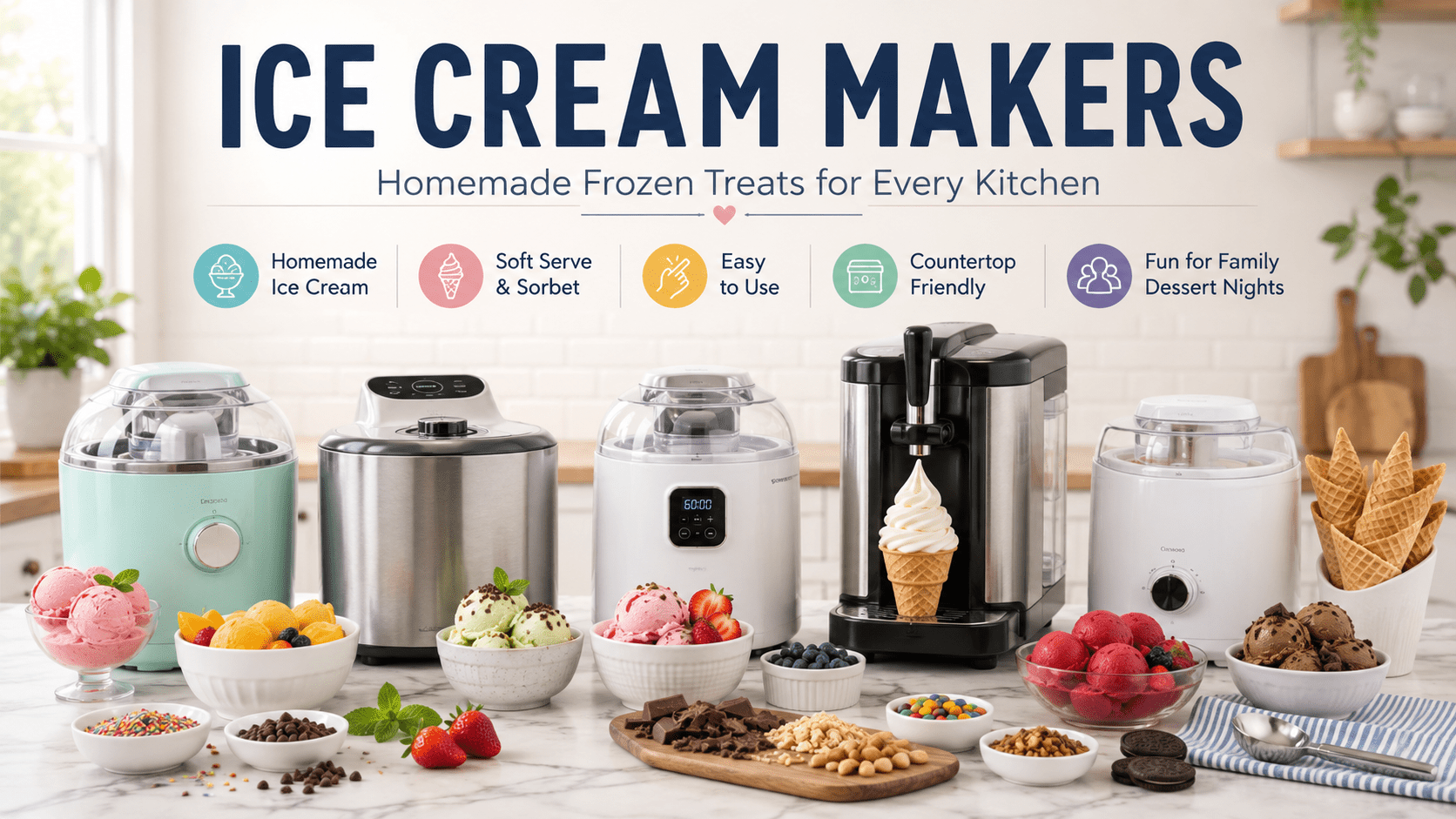 How to Choose the Best Ice Cream Makers - My Kitchen Products