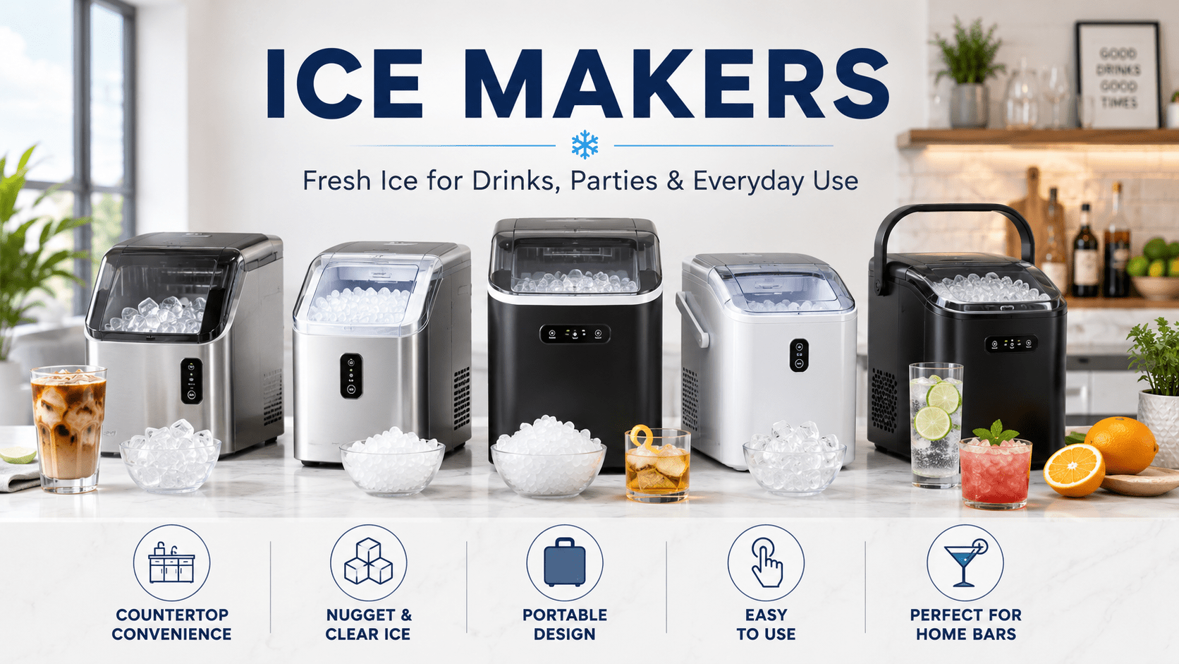 How to Choose the Best Ice Makers for Your Needs - My Kitchen Products