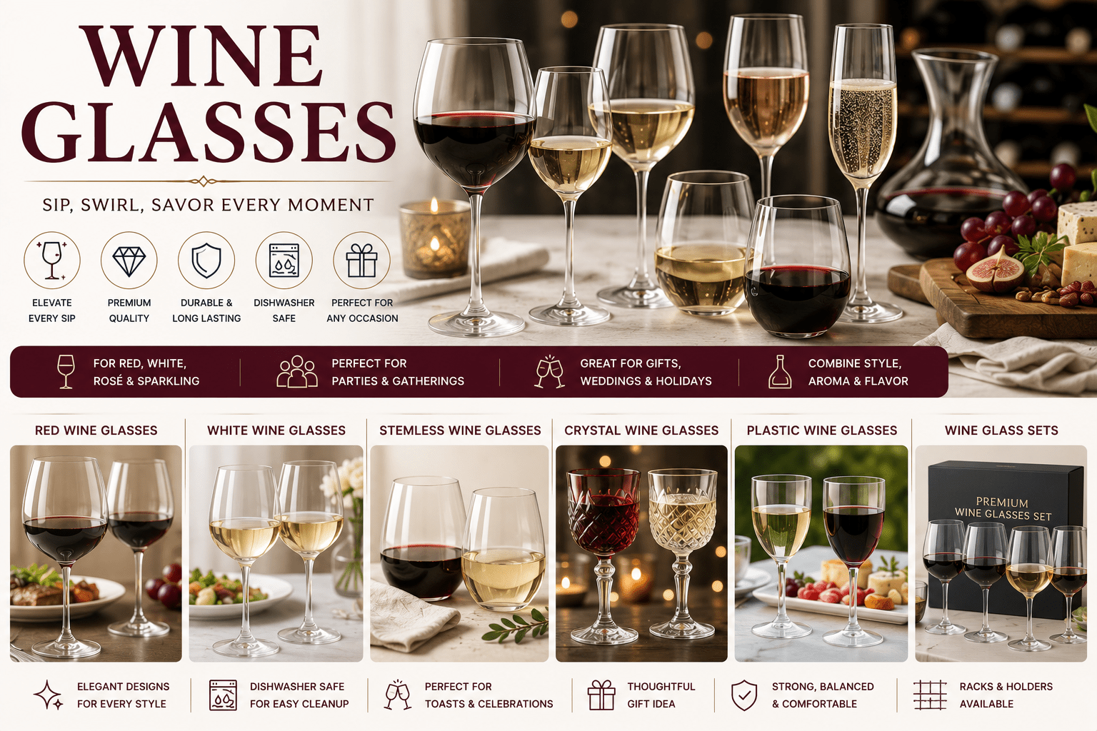 How to Choose the Best Wine Glasses - My Kitchen Products
