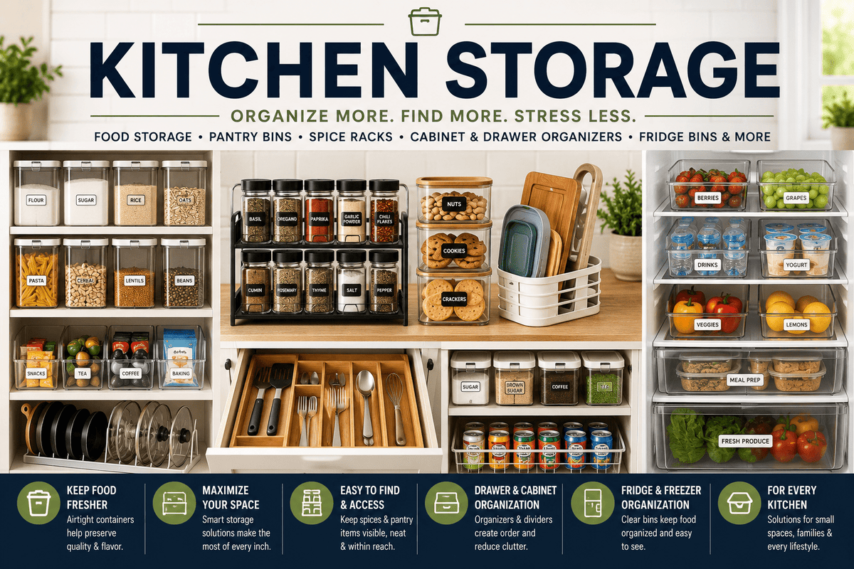 How to Maximize Kitchen Storage Like a Pro - My Kitchen Products