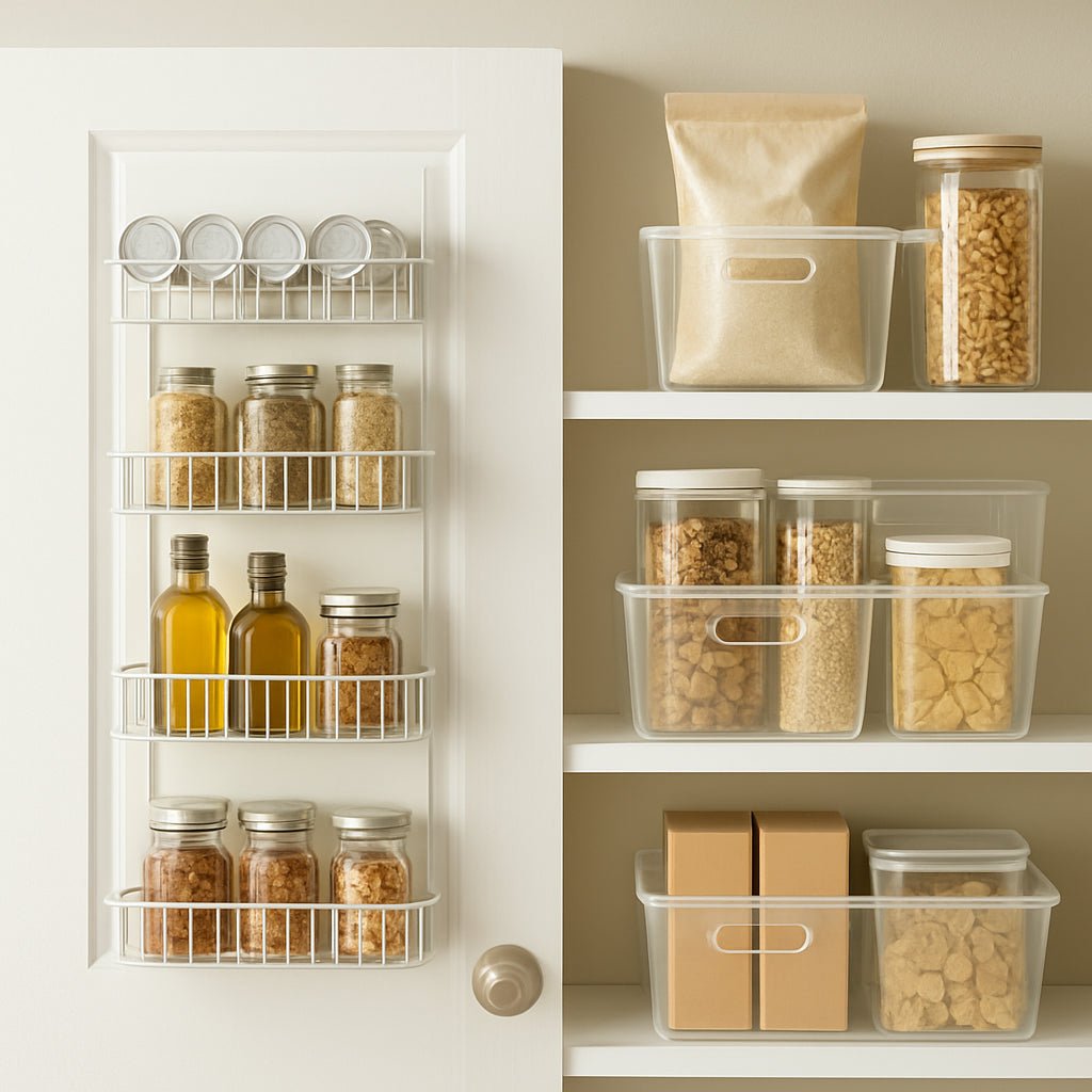 Pantry Door Organizers vs. Pantry Organizer Bins - My Kitchen Products