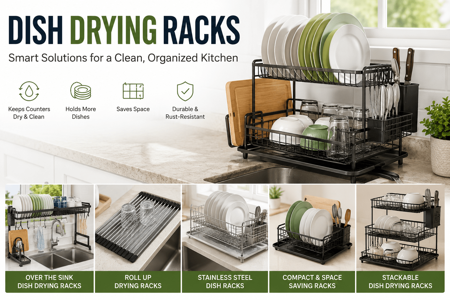 Dish Drying Racks - My Kitchen Products