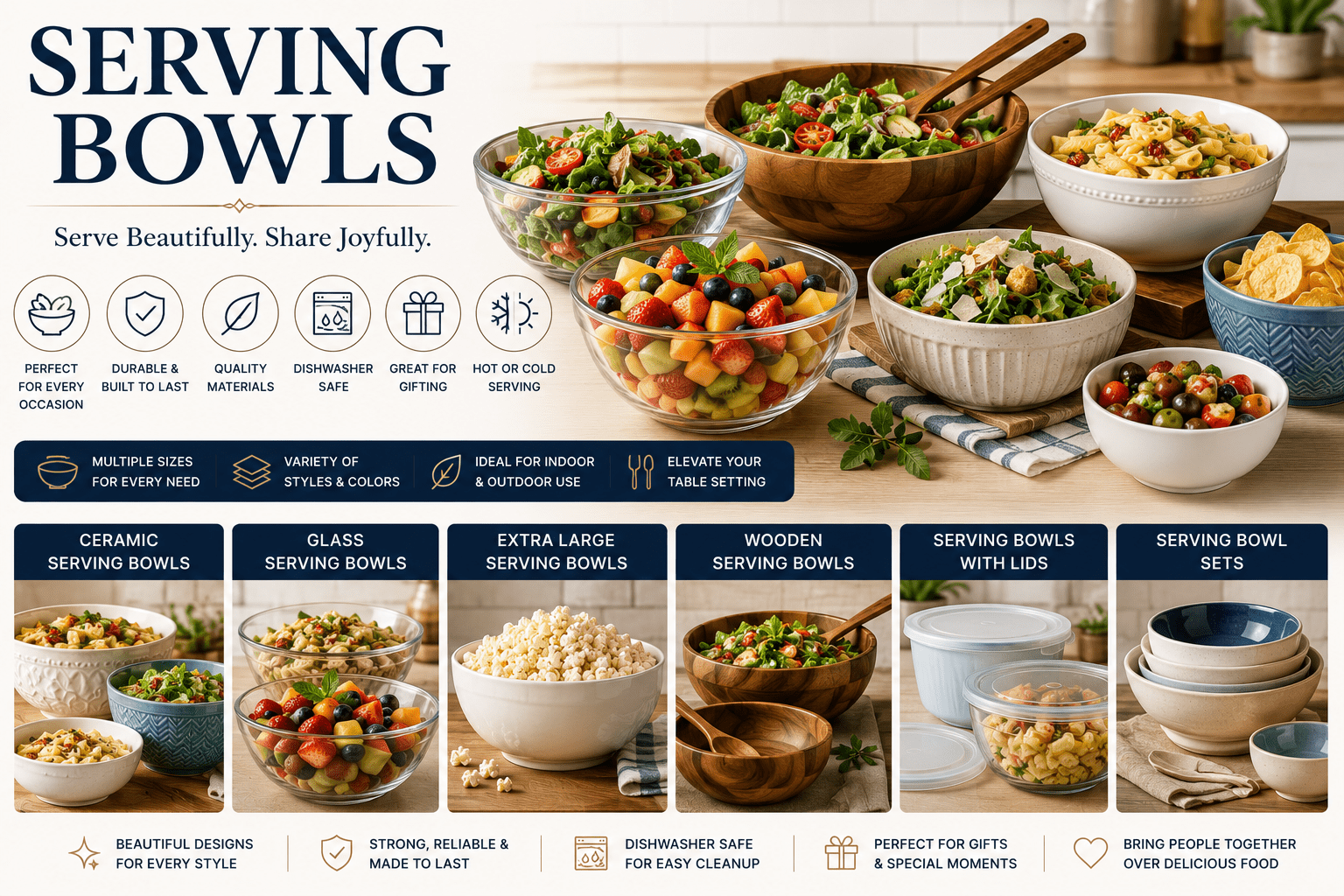 Serving Bowls - My Kitchen Products