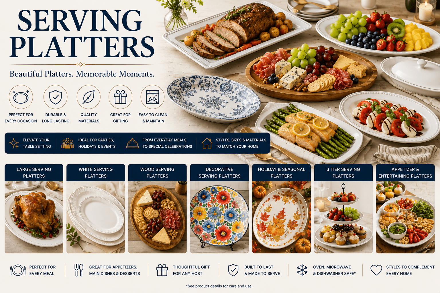 Serving Platters - My Kitchen Products
