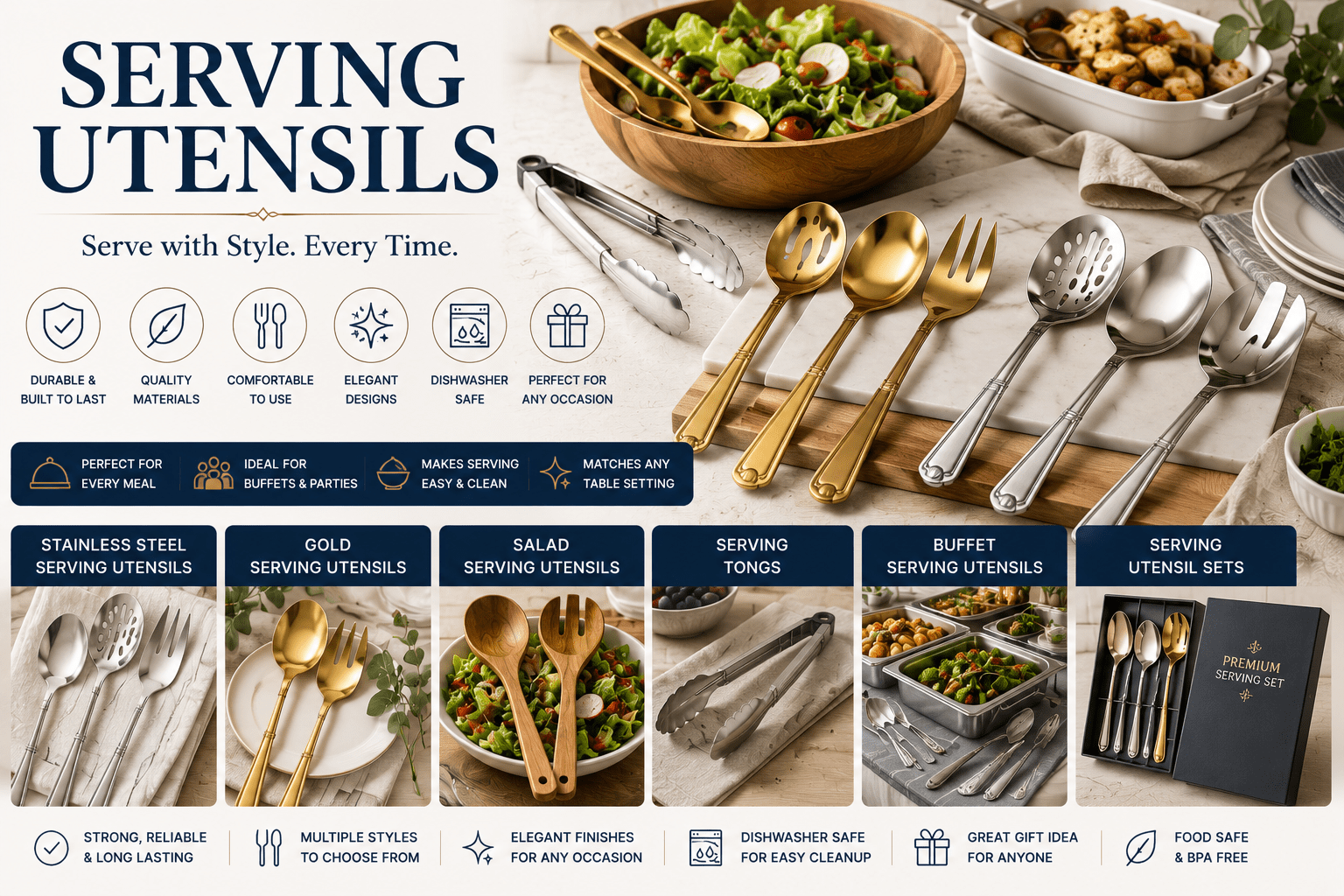 Serving Utensils - My Kitchen Products