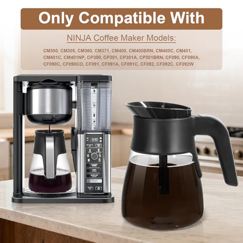 10-Cup Glass Carafe Replacement for Ninja Coffee Makers - My Kitchen Products