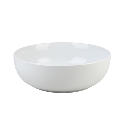 10 Strawberry Street Coupe Stoneware 9.5"/70oz Serving Bowl, White