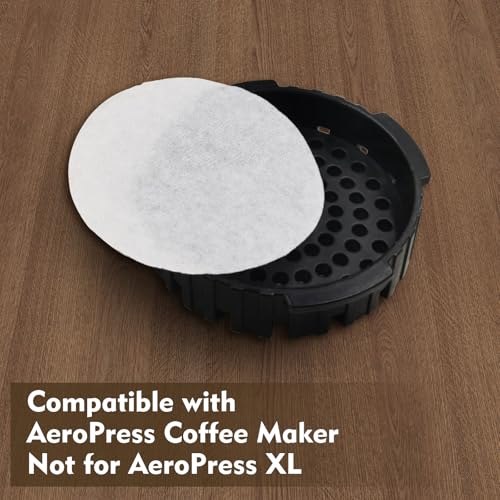 1000 Pcs Round Disposable Coffee Filters Paper Compatible with Aeropress Coffee Makers - My Kitchen Products