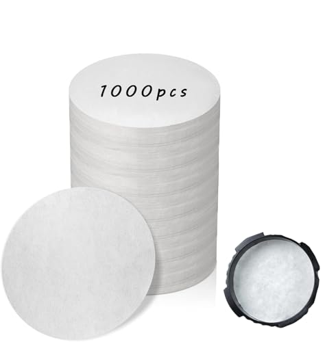 1000 Pcs Round Disposable Coffee Filters Paper Compatible with Aeropress Coffee Makers - My Kitchen Products
