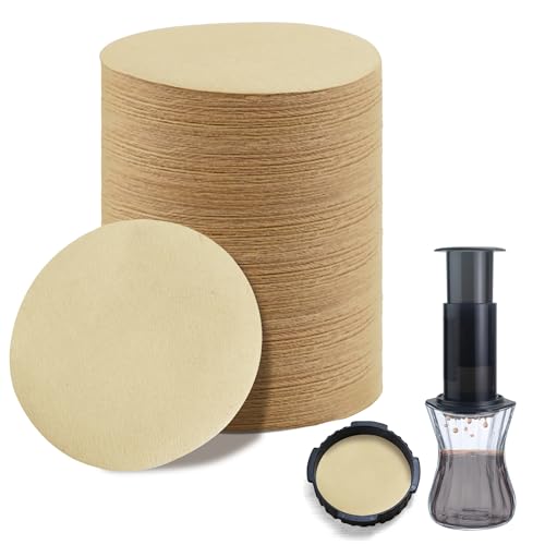 1000 Pcs Round Disposable Coffee Filters Paper Compatible with Aeropress Coffee Makers - My Kitchen Products