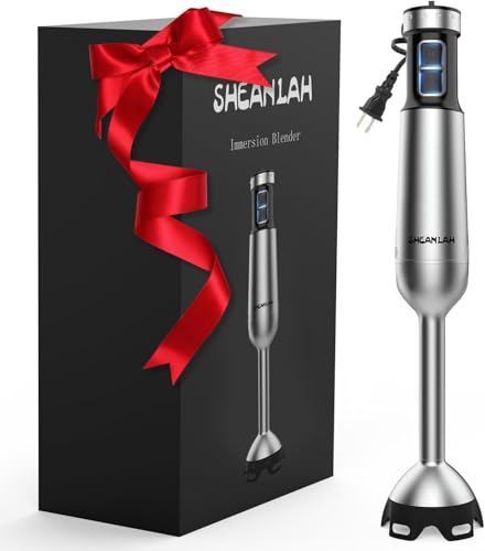 1000W Powerful Immersion Blender handheld, 2026 New Update Hand Blender with 25-Speed, Scratch-Resistant Corded Hand Mixer with Heavy-Duty Copper Brushless Motor and Gift Box - My Kitchen Products