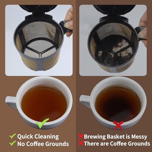 100Pcs Disposable Coffee Paper Filters & Black Permanent Coffee Filter for Ninja Pod & Grounds Specialty Single-Serve Coffee Maker, Ninja PB051 & PB041 Coffee Maker - My Kitchen Products