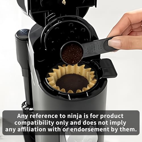 100Pcs Disposable Coffee Paper Filters & Black Permanent Coffee Filter for Ninja Pod & Grounds Specialty Single-Serve Coffee Maker, Ninja PB051 & PB041 Coffee Maker - My Kitchen Products