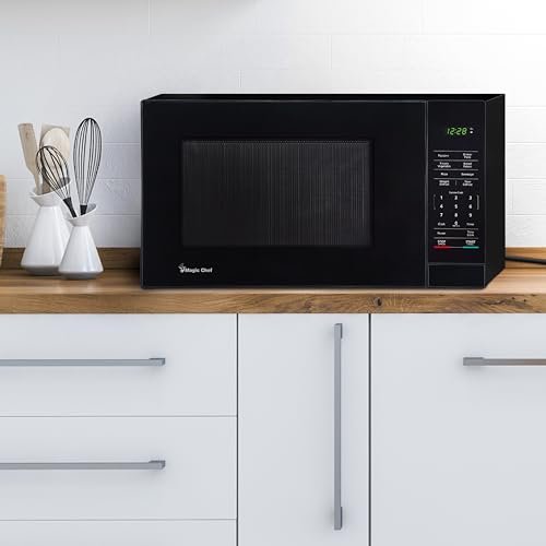 1.1 cu. ft. Countertop Microwave Oven, in Black with Gray Cavity - My Kitchen Products