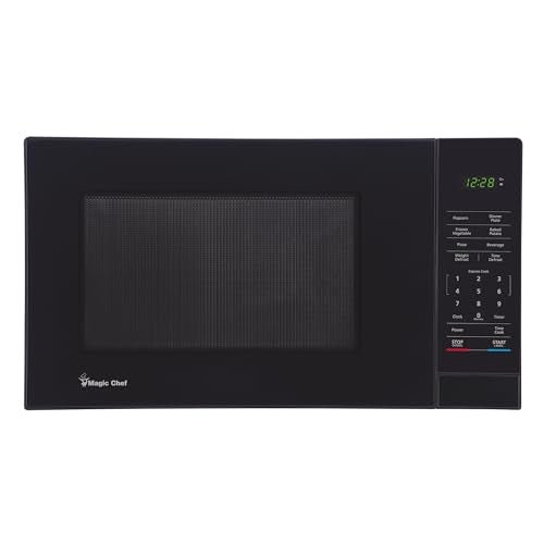 1.1 cu. ft. Countertop Microwave Oven, in Black with Gray Cavity - My Kitchen Products