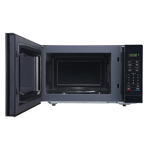 1.1 cu. ft. Countertop Microwave Oven, in Black with Gray Cavity - My Kitchen Products