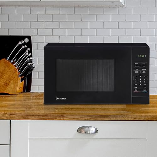 1.1 cu. ft. Countertop Microwave Oven, in Black with Gray Cavity - My Kitchen Products