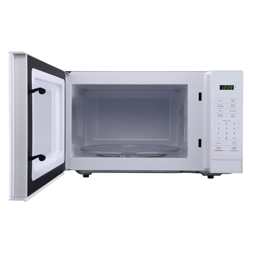 1.1 cu. ft. Countertop Microwave Oven in White - My Kitchen Products