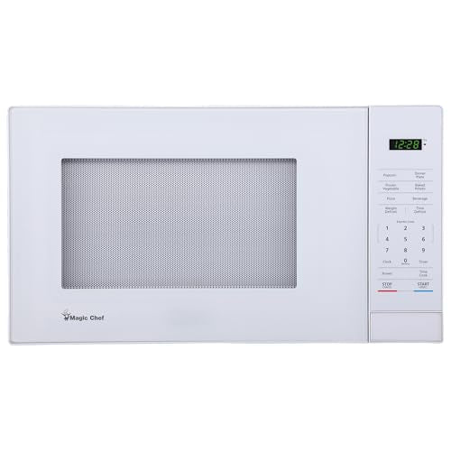 1.1 cu. ft. Countertop Microwave Oven in White - My Kitchen Products