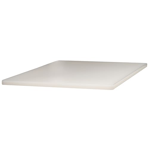 Winco CBWT-1218 Cutting Board, 12 by 18 by 1/2-Inch, White