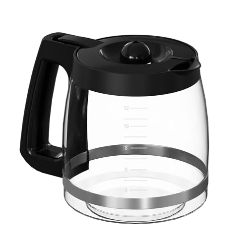 12-Cup Coffee Maker Glass Carafe Replacement Compatible with Hamilton Beach Coffee Maker Models 46310, 49980R, 49976, 49350, 49980A, 49980Z, 49983, 49618, 46300, 49966 1 Pack - My Kitchen Products