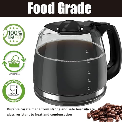 12-Cup Coffee Pot Replacement Carafe Compatible with Black and Decker Coffee Maker Many Models CM1160B/W, CM1050B/W, CM1060B/W - My Kitchen Products