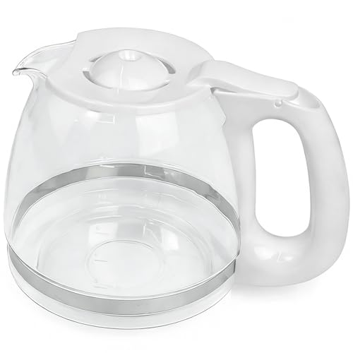 12-Cup Coffee Pot Replacement Carafe Compatible with Black and Decker Coffee Maker Many Models CM1160B/W, CM1050B/W, CM1060B/W, White - My Kitchen Products