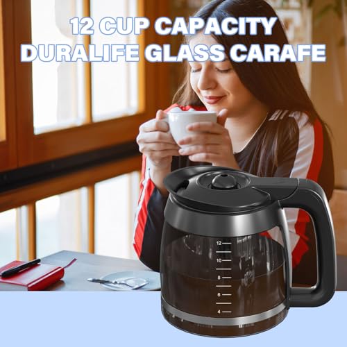 12-Cup Coffee Pot Replacement Carafe Compatible with Ninja Coffee Brewer Maker Models CE251 CE201 CE201C CE200 CE200C Model XGLSLID200 - My Kitchen Products