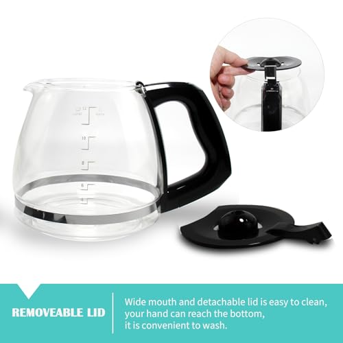 12-Cup Replacement Carafe Compatible with Black and Decker Coffee Maker Model CM1160B, CM1160W - My Kitchen Products