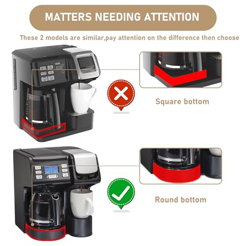 12-Cup Replacement Coffee Carafe Compatible with Hamilton Beach Coffee maker Pot 49902, 49915, 49905C, CM4309, 49317, 49467, 49611, 49904, 49934, 46230, 46290, 46293, 46294, 46299 - My Kitchen Products