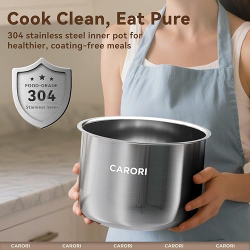 12-in-1 Electric Pressure Cooker 8 Quart, 1200W olla de presion Multi-Cooker with Stainless Steel Pot, Slow Rice Cooker, Saute, Steamer, Yogurt & Food Warmer, Delay Timer, Black - My Kitchen Products
