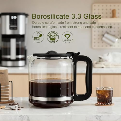 14 Cup Coffee Carafe Replacement Compatible with Ninja DCM201, DCM200, DCM200C Series Programmable XL 14-Cup Coffee Maker - My Kitchen Products