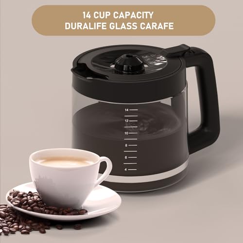 14-Cup DCM201 Coffee Maker Carafe Coffee Pot Replacement Compatible with Ninja DCM201, DCM201CP, DCM201BK Programmable XL 14-Cup PRO Coffee Maker - My Kitchen Products