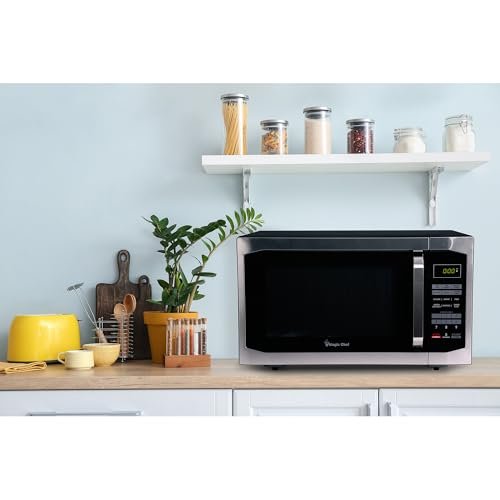 1.6 cu. ft. Countertop Microwave with Stainless Door - My Kitchen Products