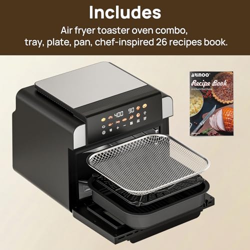 16 Qt Air Fryer Toaster Oven Combo with PFAS-Free Ceramic Coating - My Kitchen Products