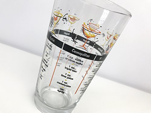 16.2 Ounce Classic Cocktail Recipe Glass - My Kitchen Products