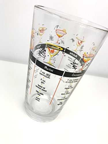 16.2 Ounce Classic Cocktail Recipe Glass - My Kitchen Products