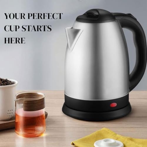 1.7 L Electric Kettles Stainless Steel | Hot Water coffee Stainless Steel Travel Tea Maker kettle for Boiling |Tea Maker Machine | Electric Hot Pots Teapot | Top 10 Best Electric Kettle - My Kitchen Products
