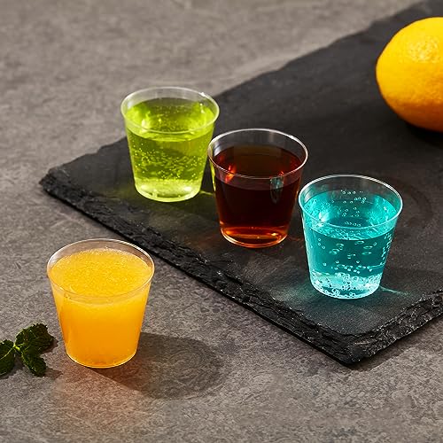 2 OZ 500 Pack Plastic Shot Glasses, Disposable Cups, Wine Tasting Cups, Small Plastic Tumbler for Whiskey, Wine Tasting, Food Samples, Perfect for Halloween, Thanksgiving, Christmas Party - My Kitchen Products