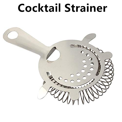 2 Pack of Cocktail Strainer Stainless Steel Bar Cocktail Strainer Filtering Tool for Bar Restaurant Home - My Kitchen Products