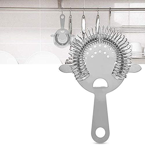 2 Pack of Cocktail Strainer Stainless Steel Bar Cocktail Strainer Filtering Tool for Bar Restaurant Home - My Kitchen Products