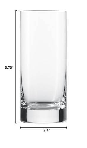 Zwiesel Glas Tritan Paris Barware Collection Beer/Long Drink Glass, 10.1-Ounce, Set of 6