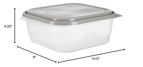 GoodCook EveryWare Extra Large Square Food Storage Container, 2 Pack, BPA Free