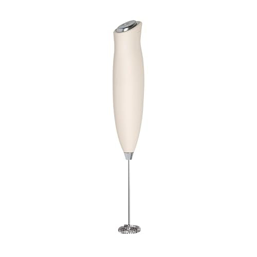 Primula Handheld Electric Milk Frother, Powerful Motored Whisk, Portable Battery-Powered Mini Drink Mixer for Latte, Cappuccino, Matcha & More, Cream
